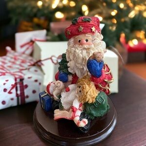 Vintage Christmas Santa Claus Figurine Christmas Decoration